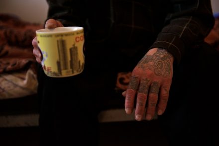Former prisoner in a rehabilitation centre, Kazakhstan, 2013