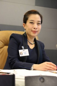 Princess Bajrakitiyabha Mahidol of Thailand at UN General Assembly event hosted by Thailand, PRI and TIJ, October 2013